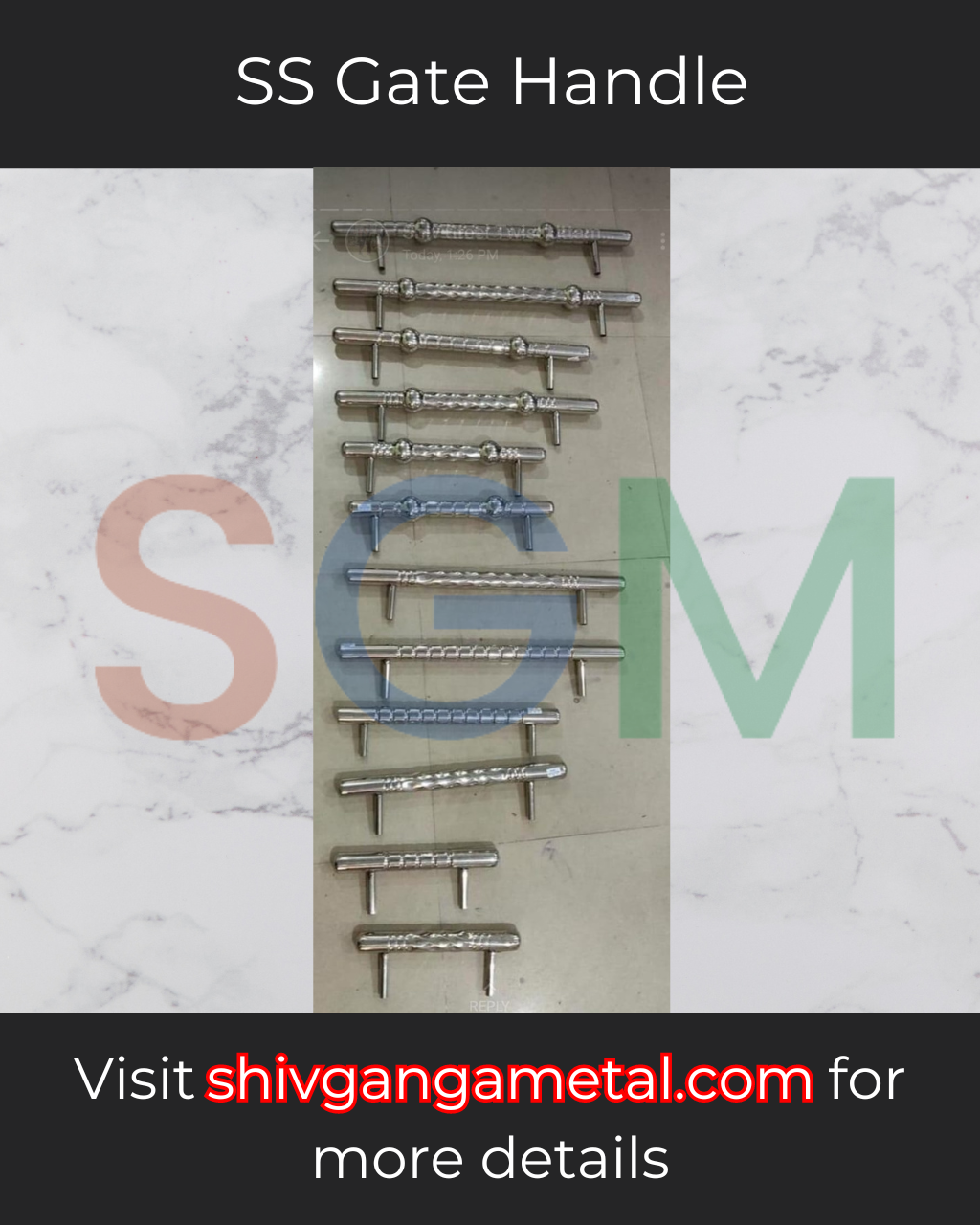 SS Gate Handle